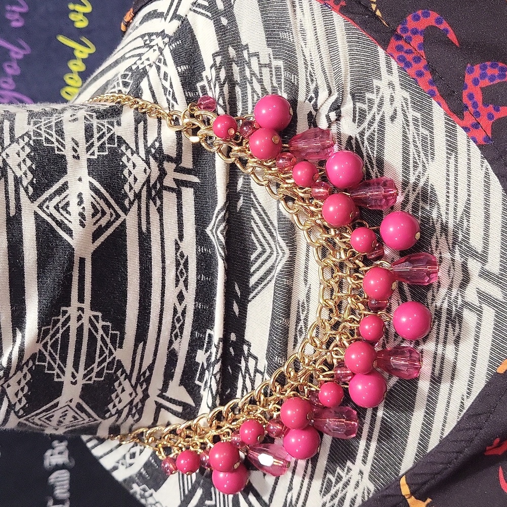 Pink Bauble Necklace